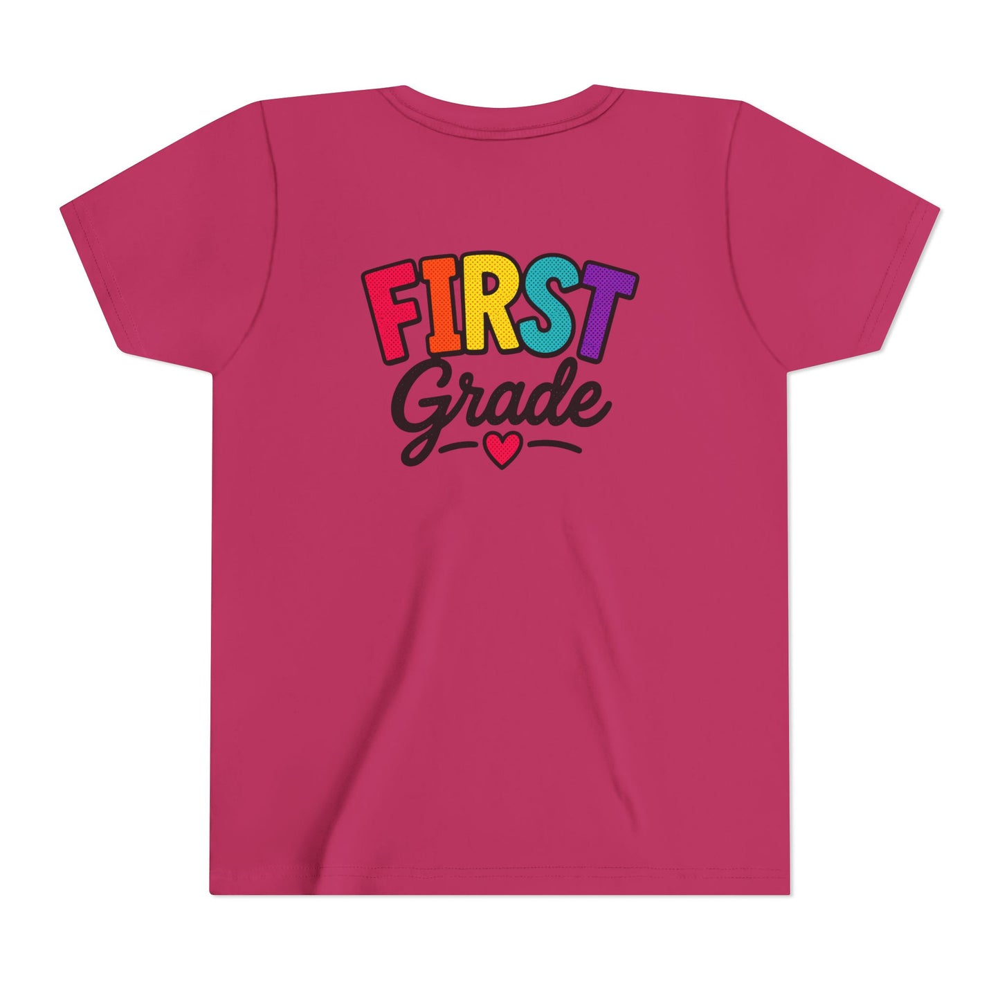 First Grade Youth T‑Shirt — Colorful Back-to-School Tee