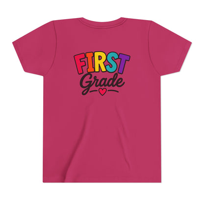 First Grade Youth T‑Shirt — Colorful Back-to-School Tee