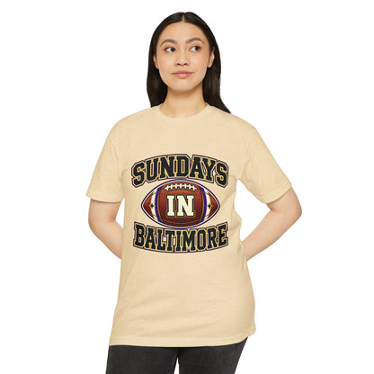 Sundays in Baltimore Football T‑Shirt