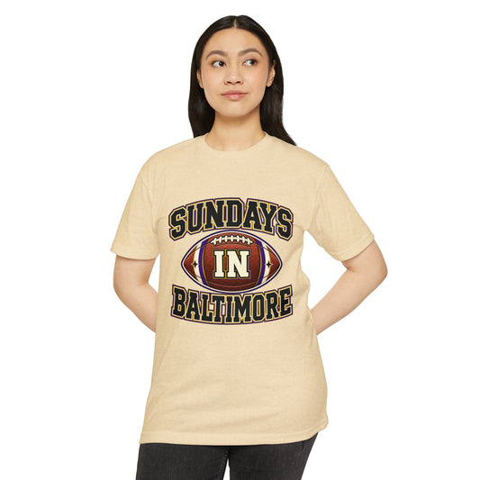 Sundays in Baltimore Football T‑Shirt