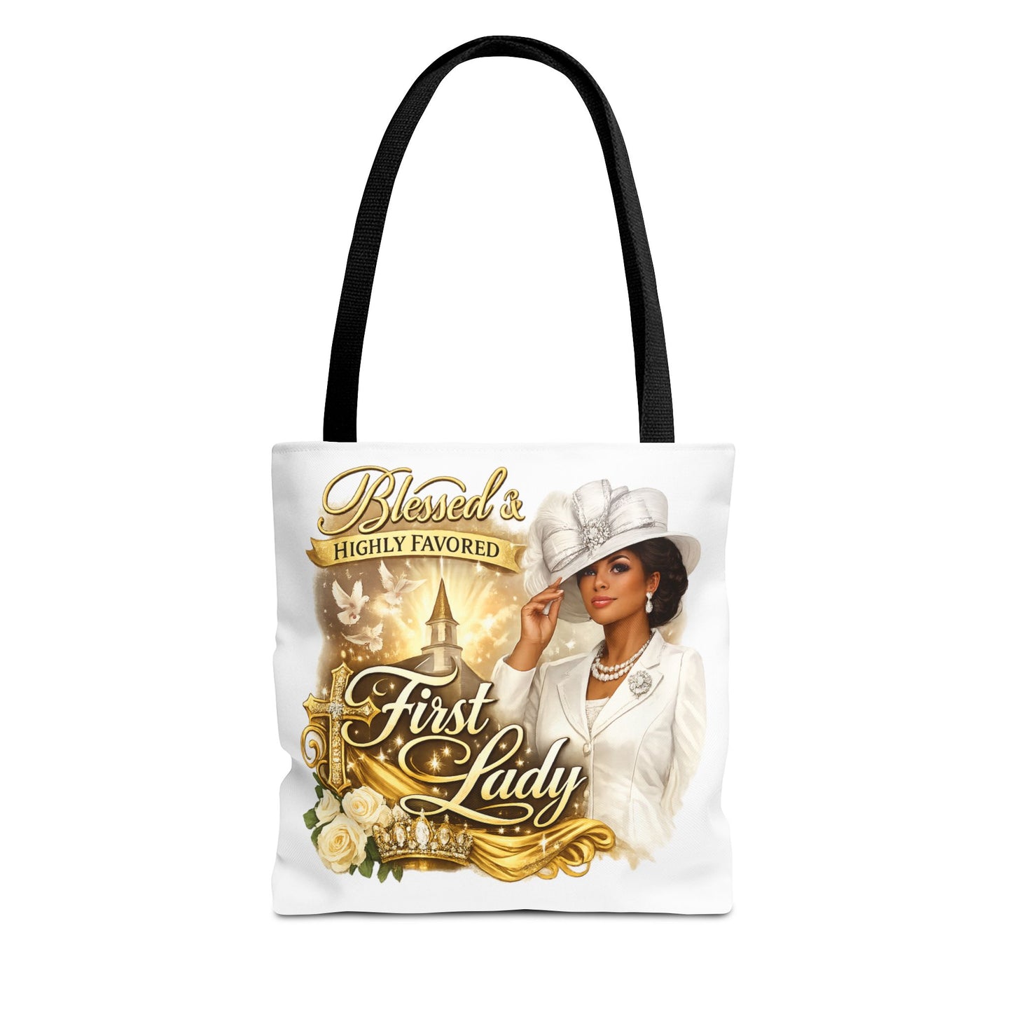 First Lady 'Blessed & Highly Favored' Tote Bag