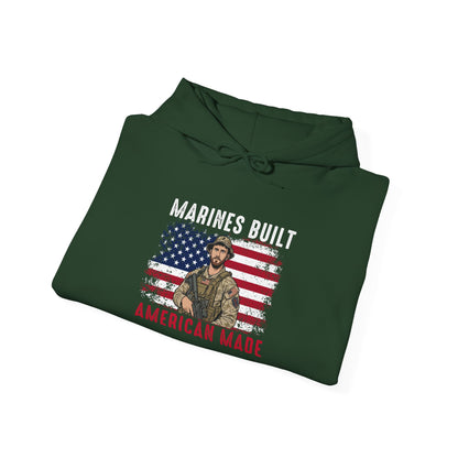 Marines Built American Made Hoodie