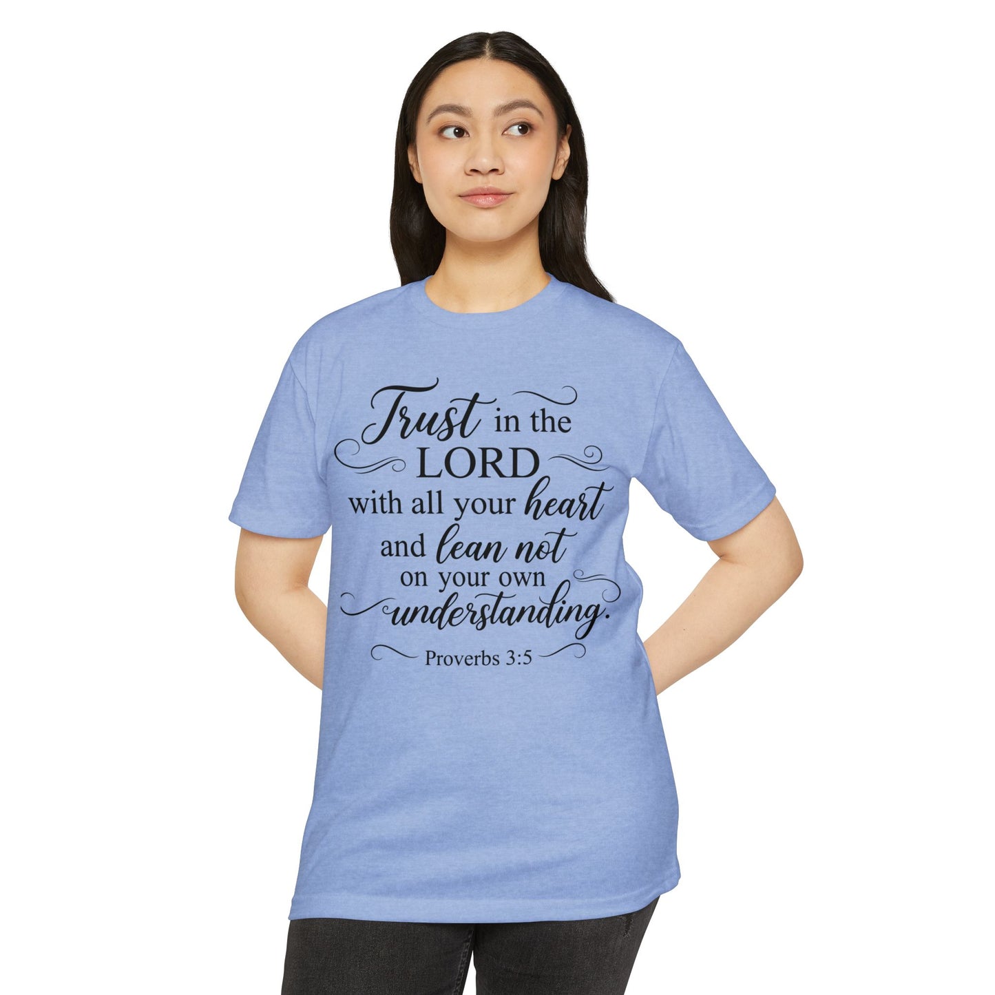 Proverbs 3:5 Faith T-Shirt — "Trust in the Lord" Inspirational Christian Tee