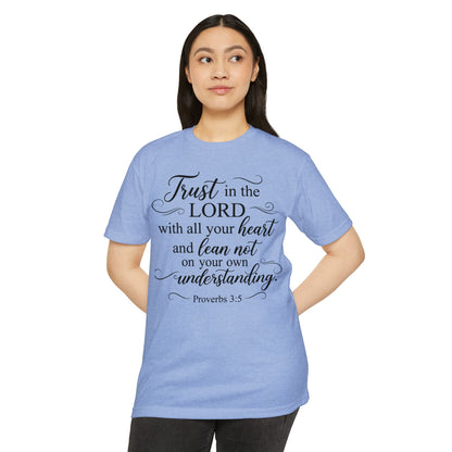 Proverbs 3:5 Faith T-Shirt — "Trust in the Lord" Inspirational Christian Tee