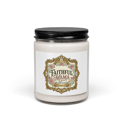 Faithful Mama Candle | minimalist mom life, cool mom streetwear
