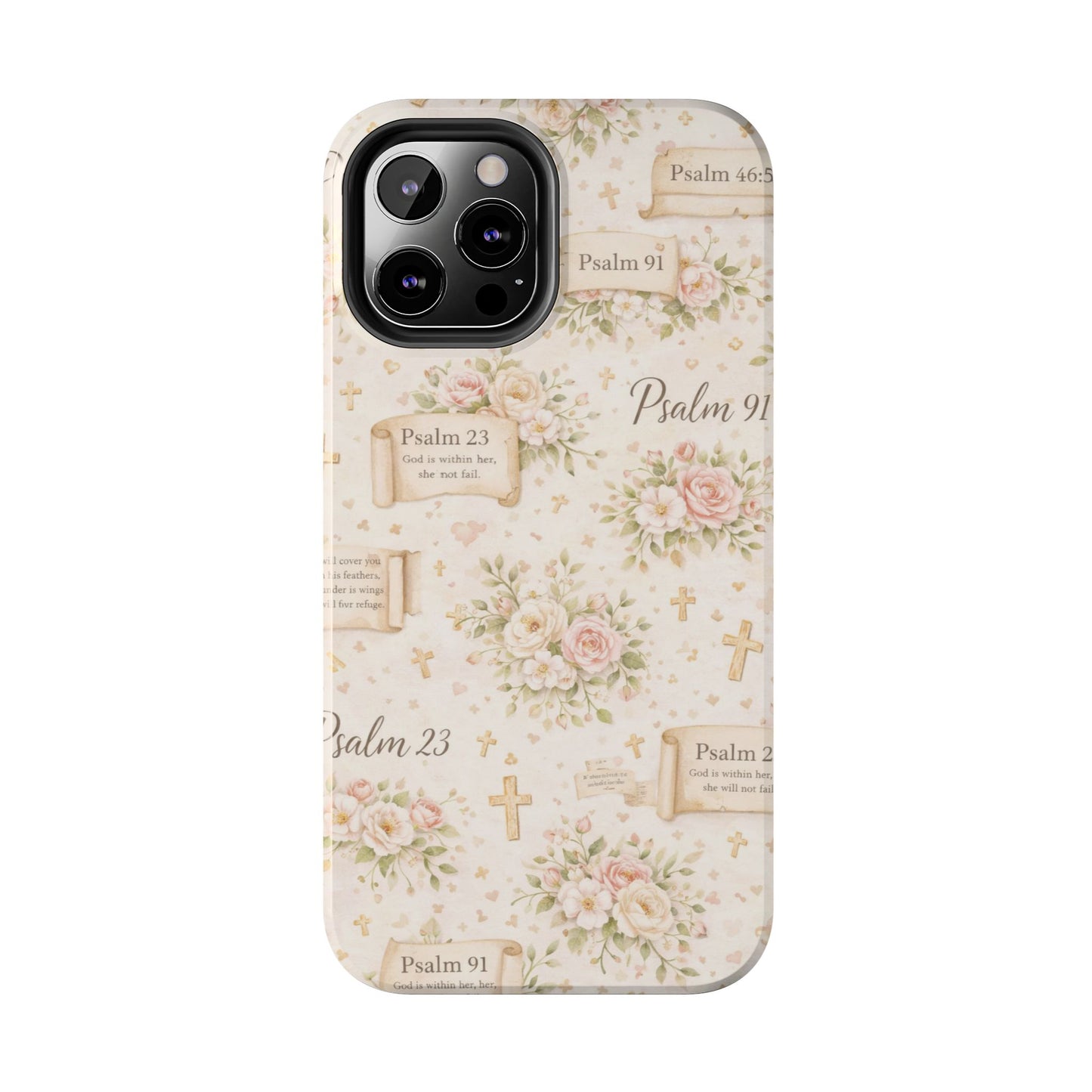 God Is Within Her Phone Case | Christian Floral iPhone Case