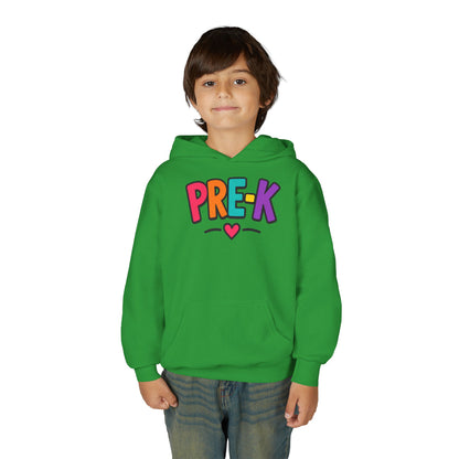 Pre-K Kids Hoodie — Colorful Cute Pre-K School Hooded Sweatshirt for Toddlers