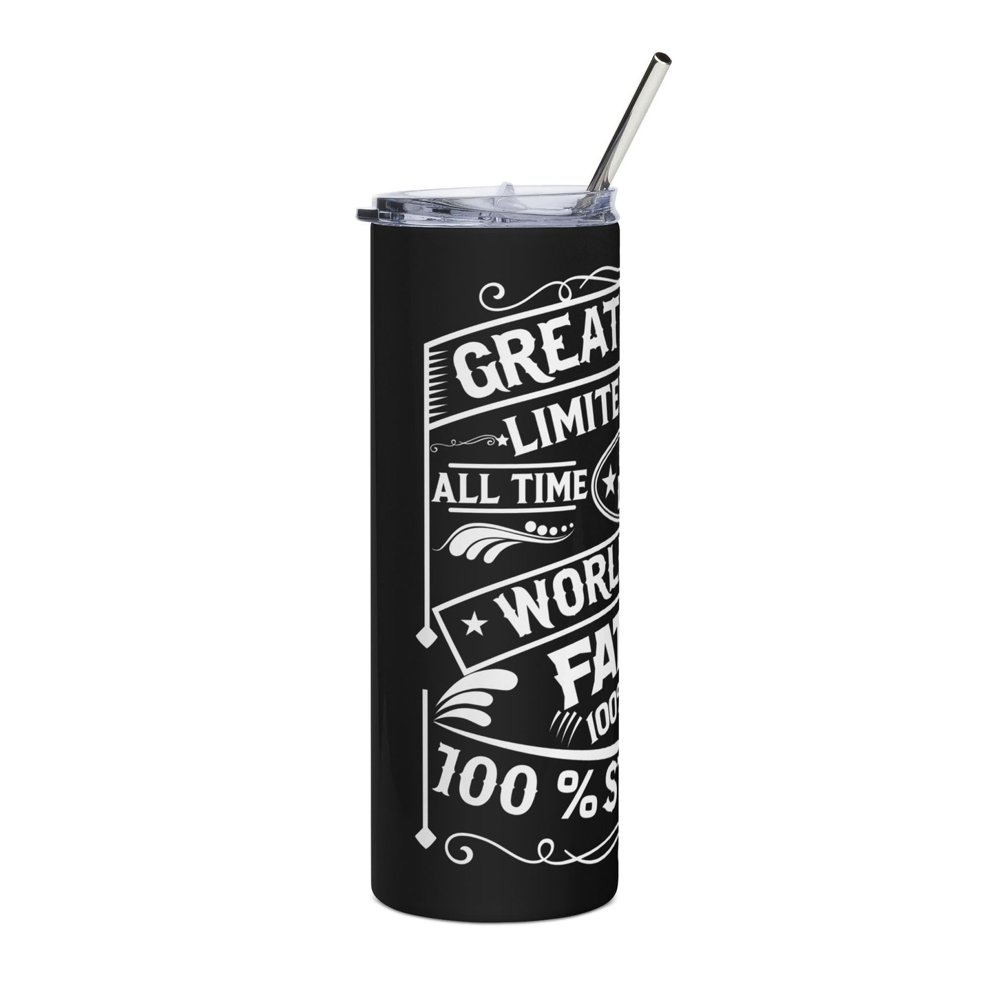 World's Best Father 20oz Stainless Tumbler – No.1 Dad Travel Cup