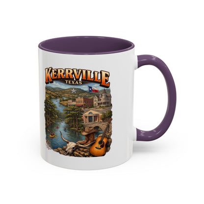 Kerrville Texas Souvenir Coffee Mug — Scenic Riverfront Design (11/15oz)