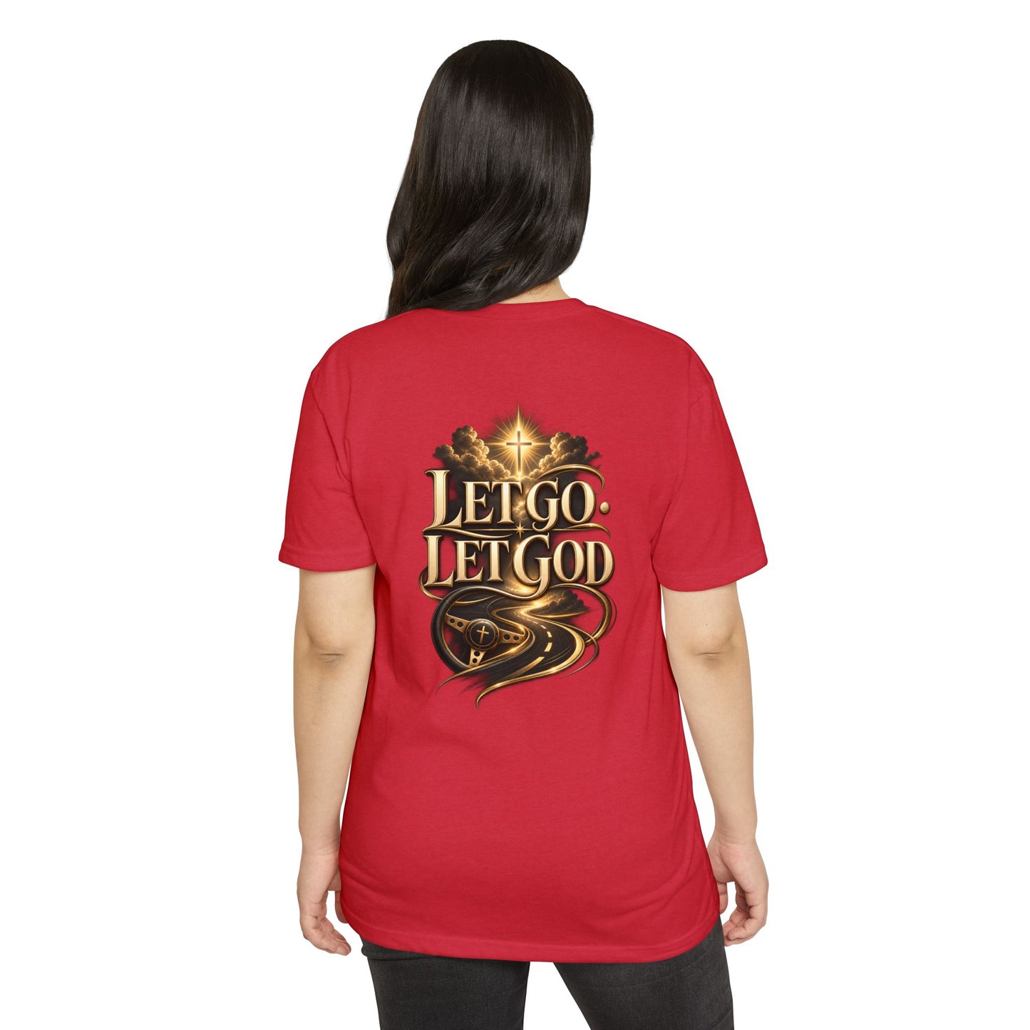 Let Go Let God T-Shirt — Inspirational Christian Faith Tee