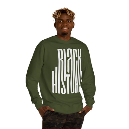 Black History Sweatshirt — Bold Retro Typography Crewneck