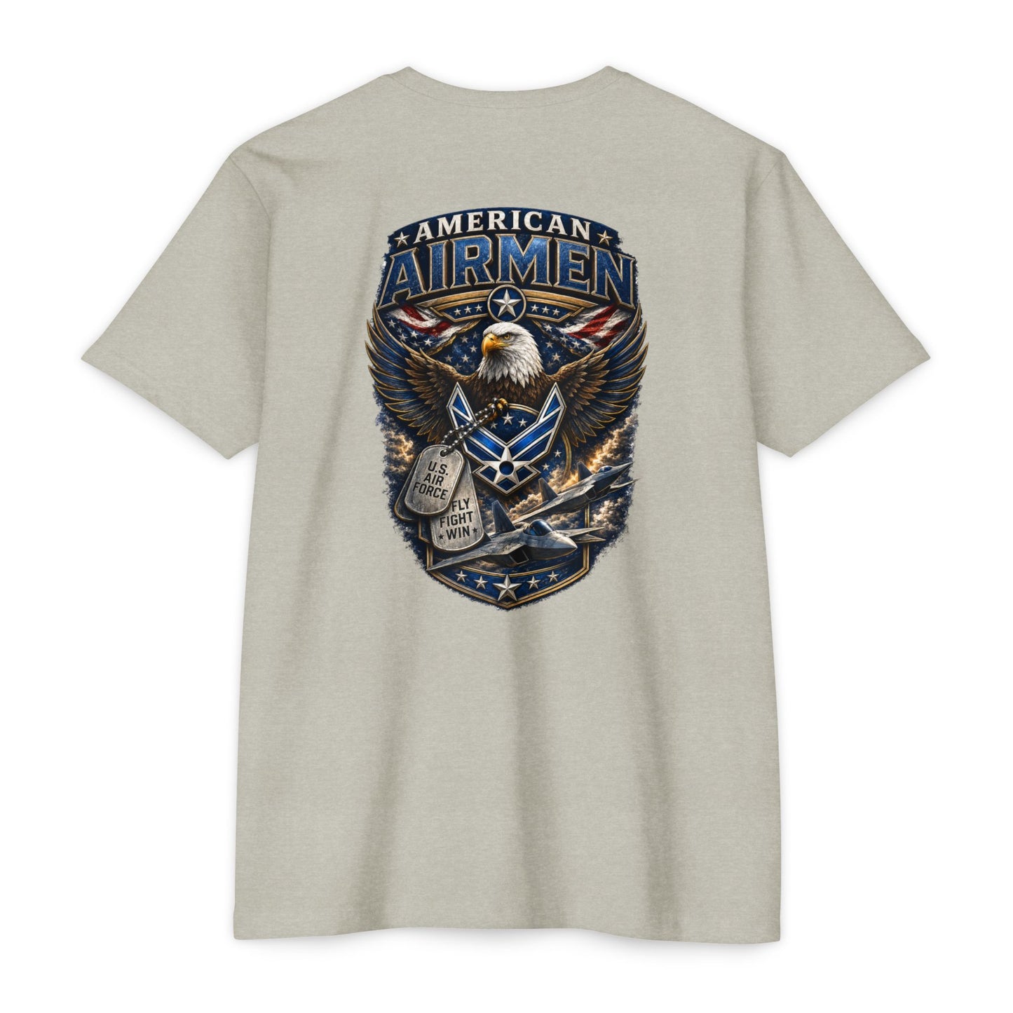 American Airmen Eagle T-Shirt — Patriotic USA Air Force Graphic Tee