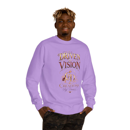 Driven By Vision Crewneck Sweatshirt — CBD Creations Logo Pullover