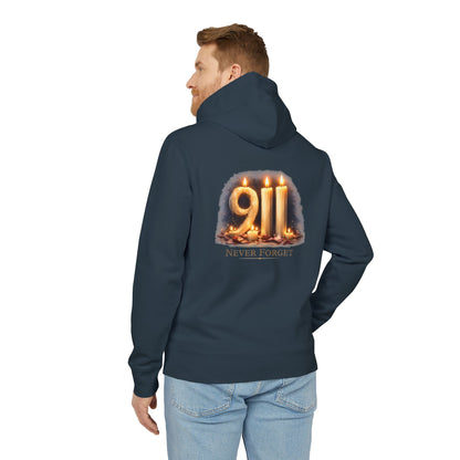 9/11 Memorial Hoodie — Never Forget Candle Tribute