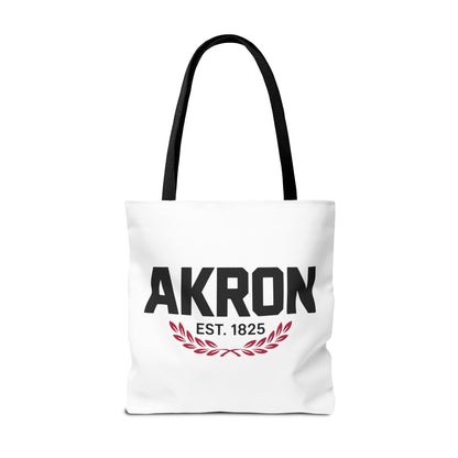 Akron Est. 1825 Tote Bag — City Pride Canvas Tote