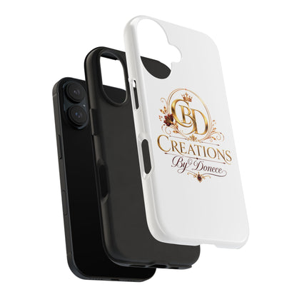 BD Creations By Donece Elegant Logo Tough Phone Case — Protective iPhone Cover