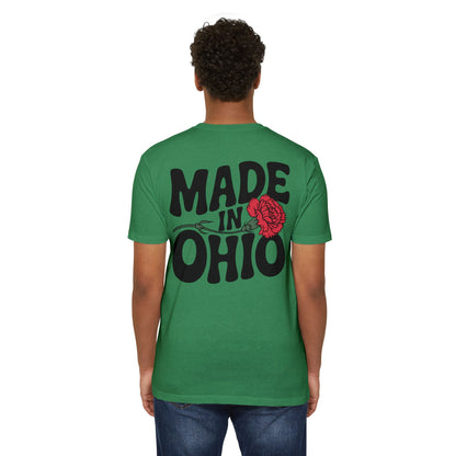 Made in Ohio T-Shirt — Vintage Floral State Pride Tee