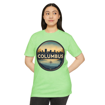 Columbus Skyline T-Shirt — Vintage Cityscape Tee