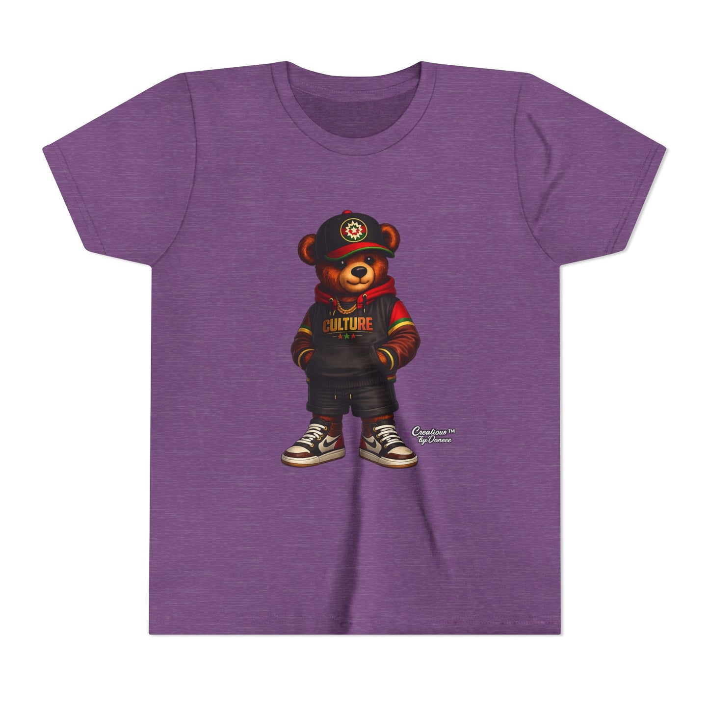 Youth Tee — Urban Bear "Culture" Graphic
