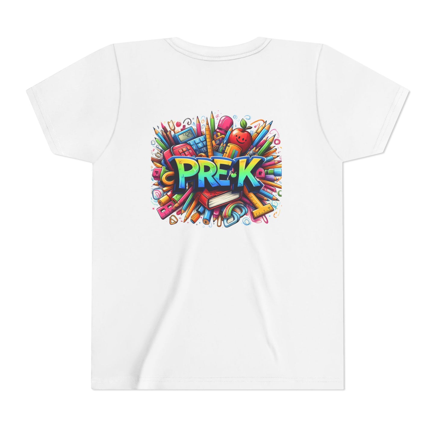 PRE-K Kids Tee — Colorful Back-to-School Pre-K Shirt for Preschoolers