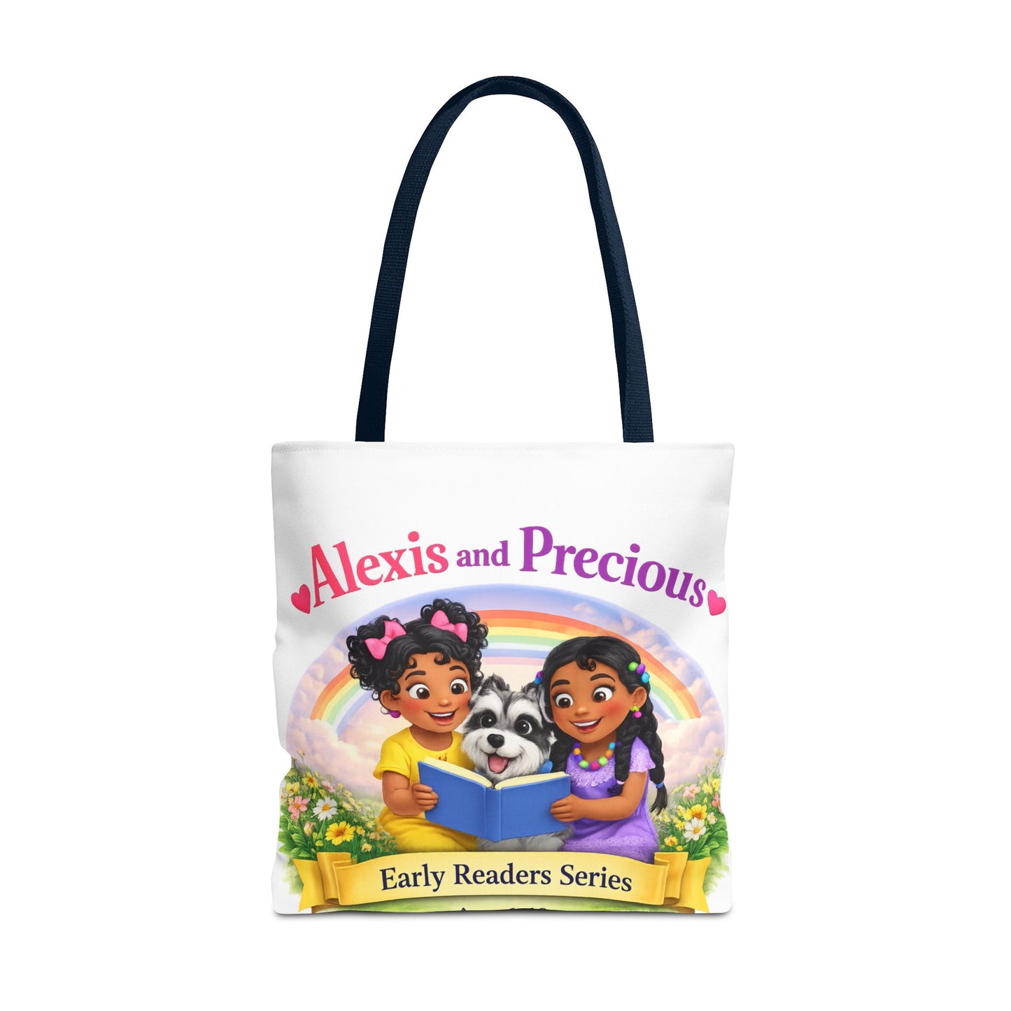 Children's Tote Bag – "Alexis and Precious" Early Readers Book Design