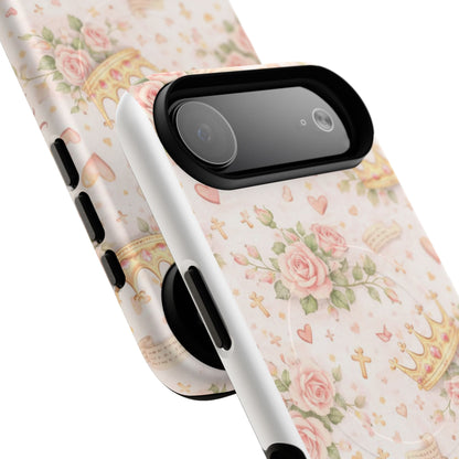 Daughter of the King Floral Phone Case — Tough Magnetic Protective Cover