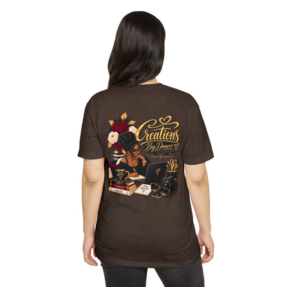 Creations By Denee Graphic T-Shirt — Black Woman Designer Artist Desk Tee