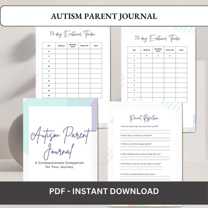 Autism Parent Journal | Special Needs Planner | Behavior & Progress Tracker | Daily Log for Parents & Caregivers