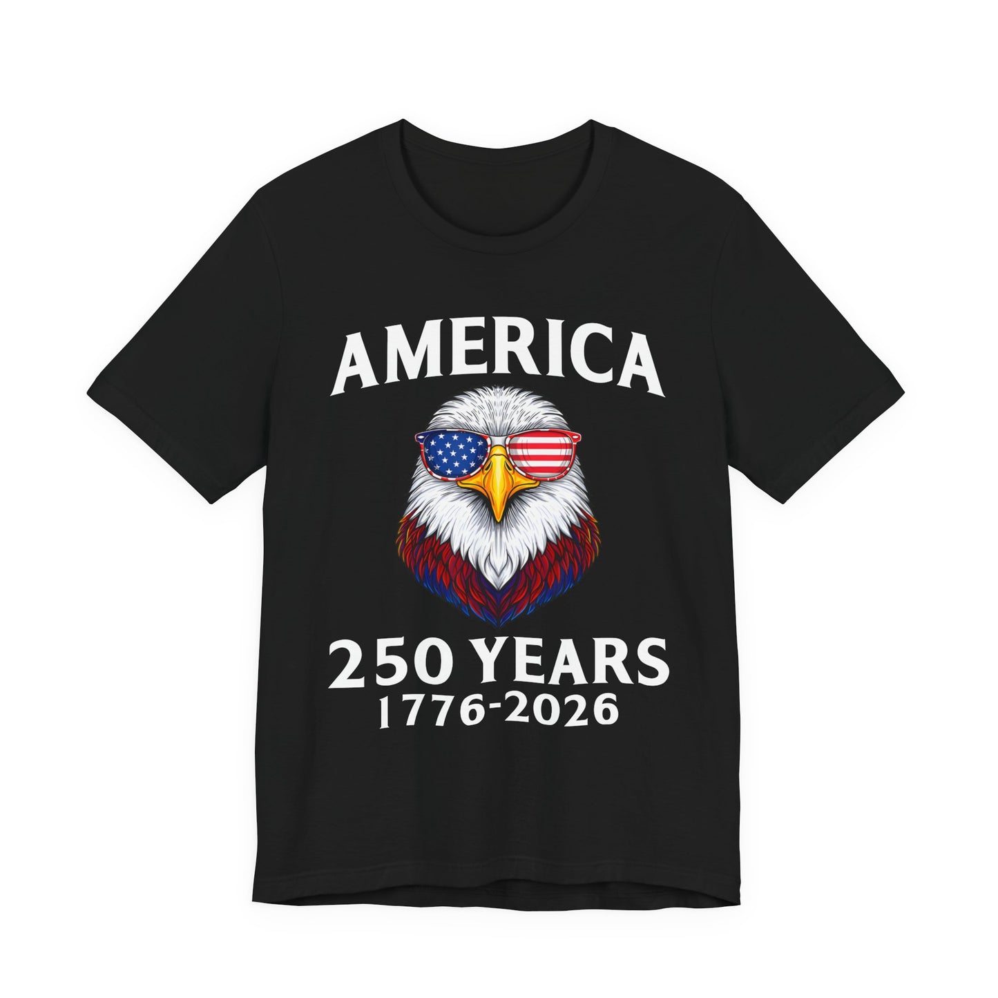 America 250 Years Tee — Patriotic Bald Eagle 1776-2026 T-Shirt