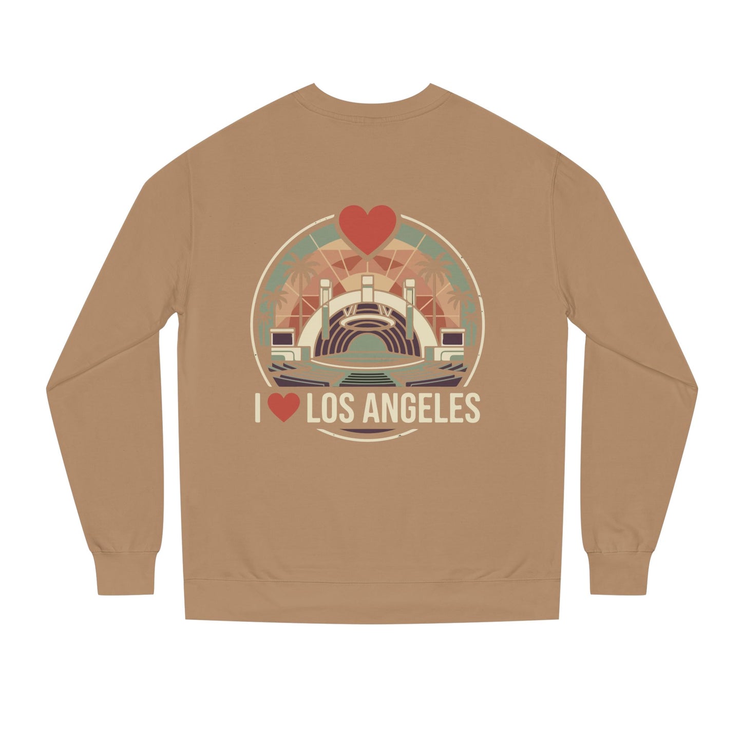 Los Angeles Crewneck Sweatshirt – I  Los Angeles Retro Cityscape