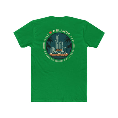 Orlando Fountain Retro Graphic Tee — I  Orlando Travel T‑Shirt