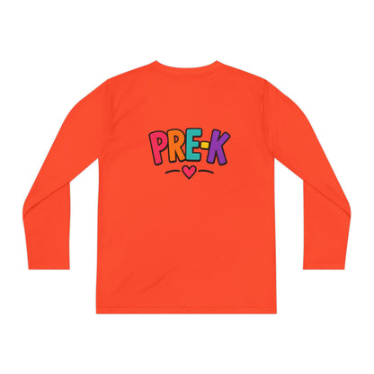 Pre-K Kids Long Sleeve Tee — Colorful Cute PreK Shirt for Preschoolers