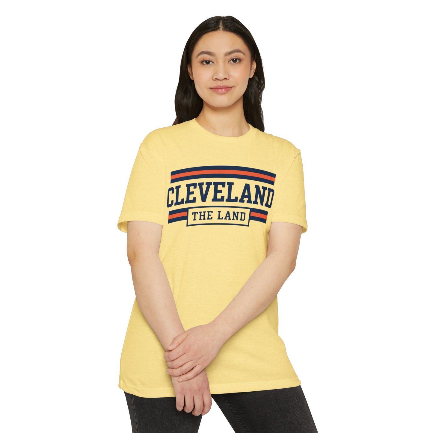Cleveland "The Land" Retro Striped Tee
