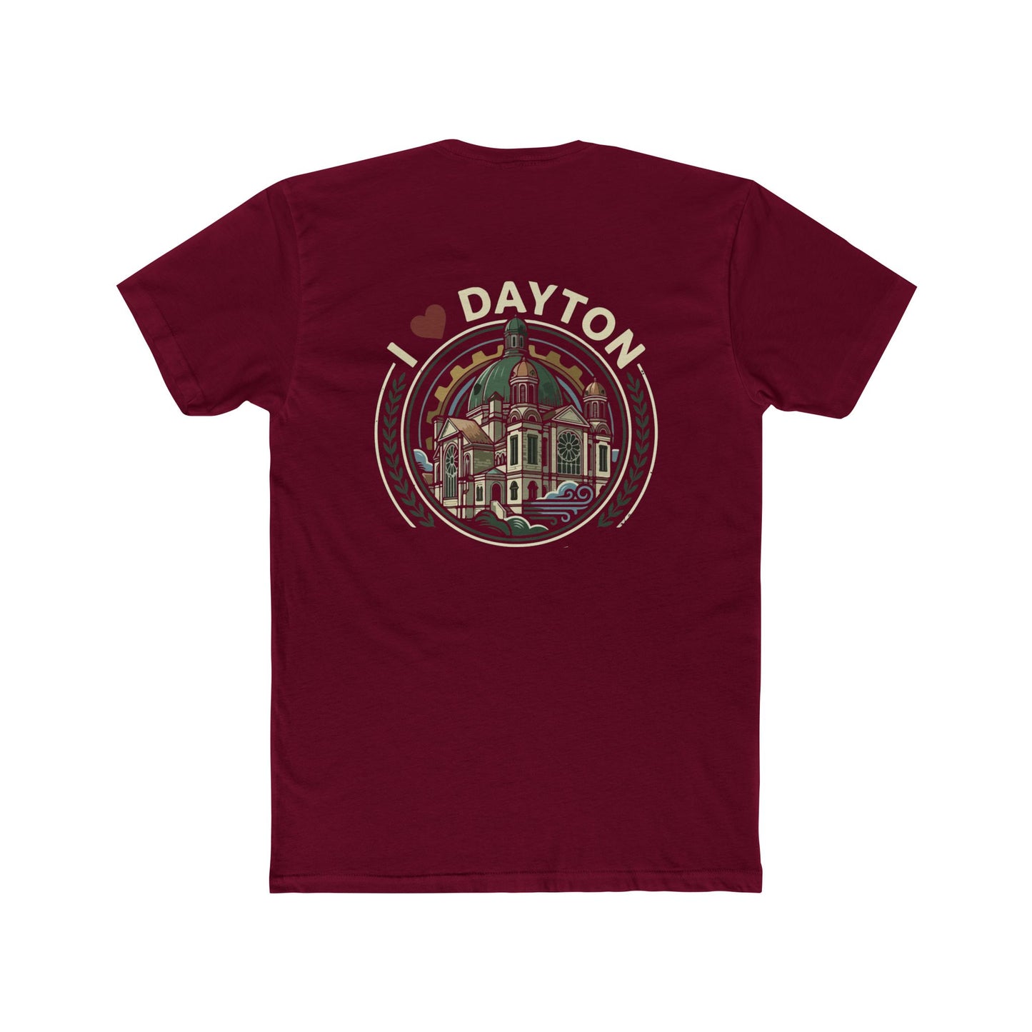 Dayton Vintage Landmark T‑Shirt — I  Dayton Cityscape Tee