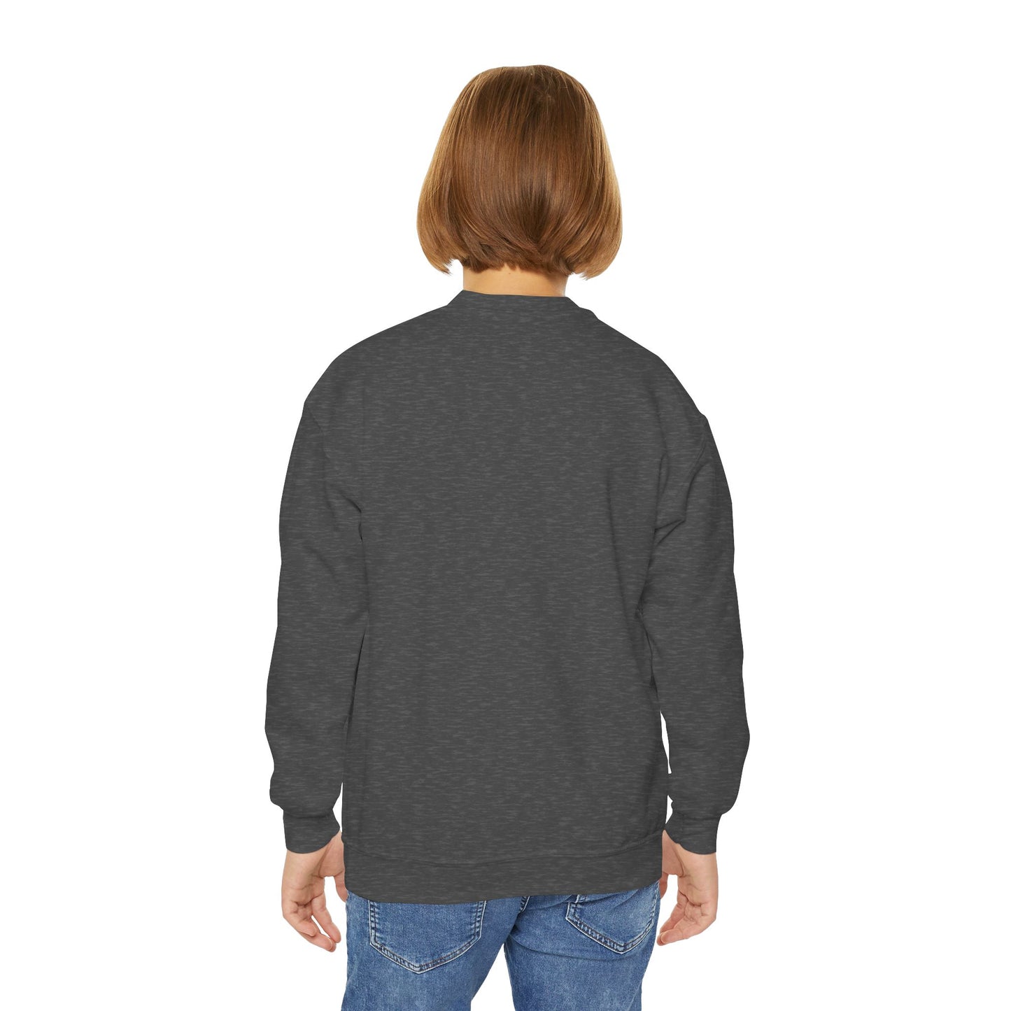Youth Sweatshirt - "Mother & Family" Floral Quote Crewneck