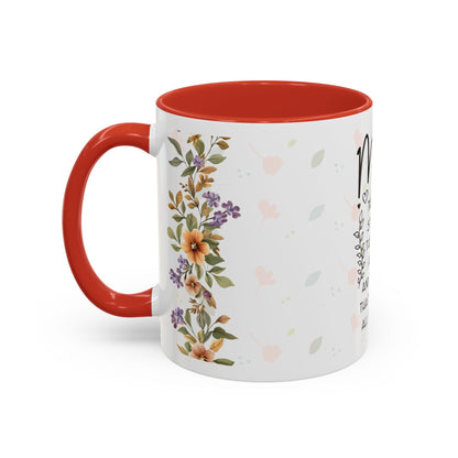 Mom Floral Coffee Mug — "Mom: The Quiet Strength..." Sentimental Mother's Day Gift (11/15oz)