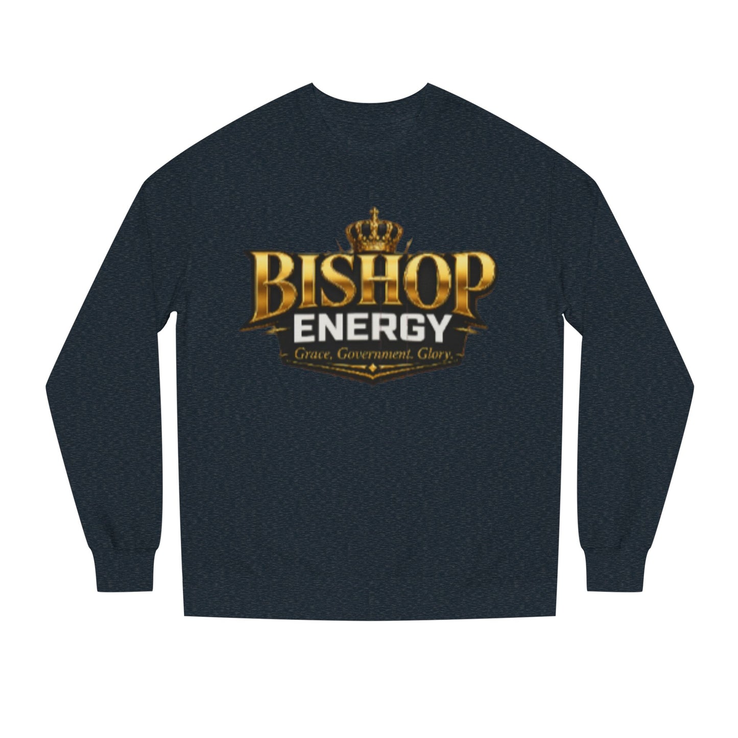 Bishop Energy Crewneck Sweatshirt — Gold Crown Logo Streetwear
