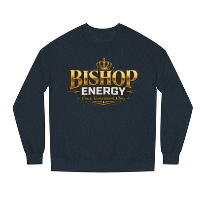 Bishop Energy Crewneck Sweatshirt — Gold Crown Logo Streetwear
