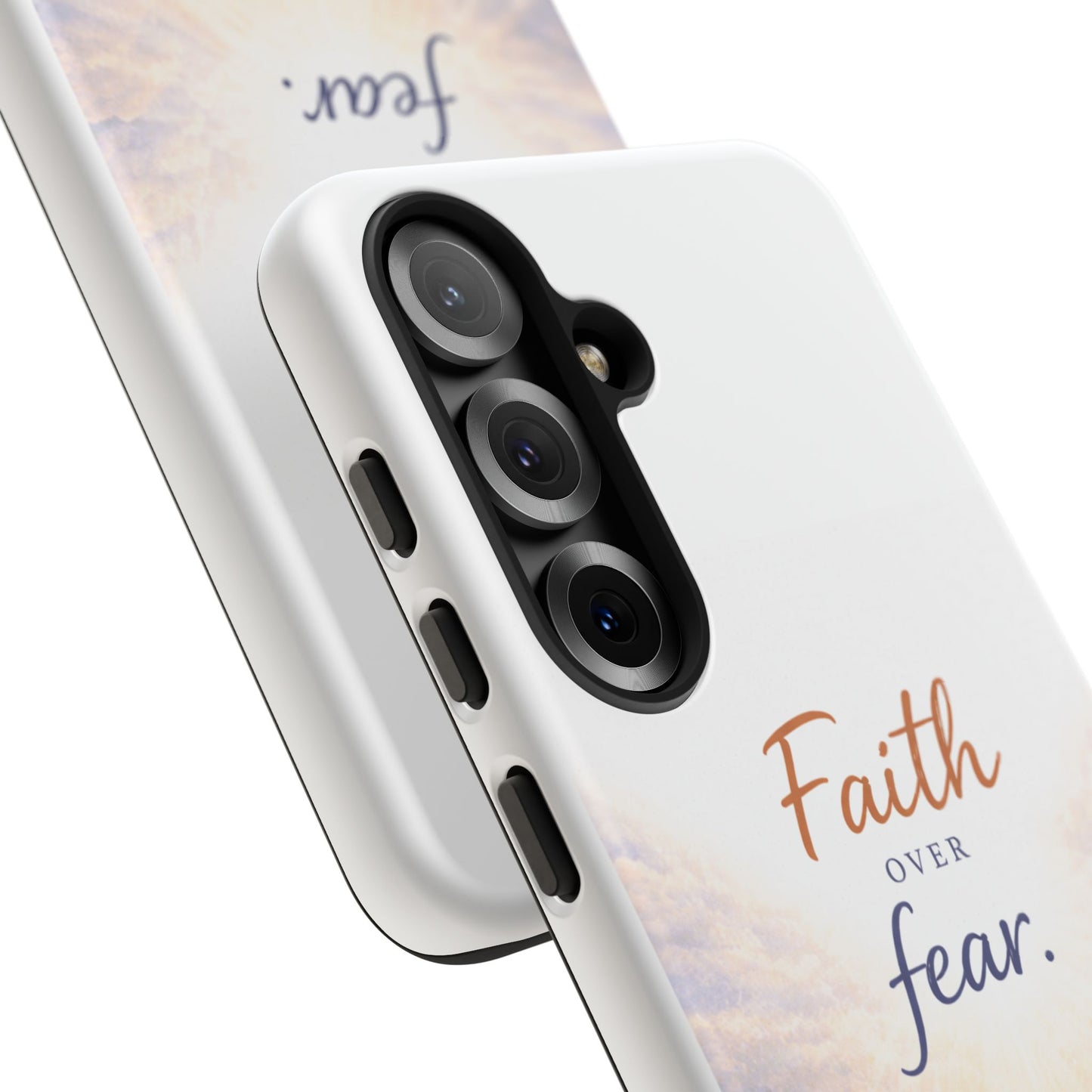 Faith Over Fear Phone Case — Inspirational Christian iPhone Cover