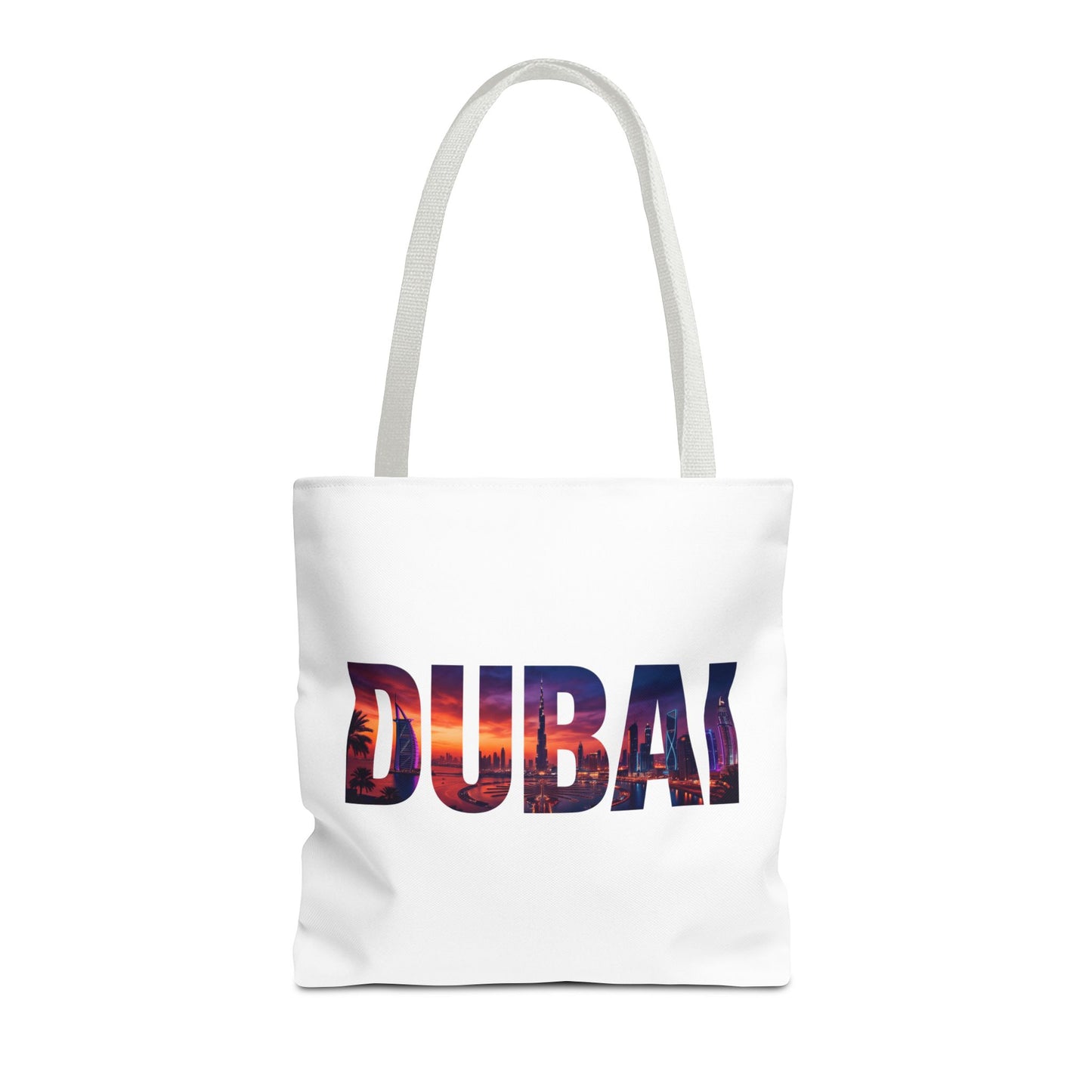 Dubai Sunset Tote Bag - City Skyline Travel Tote