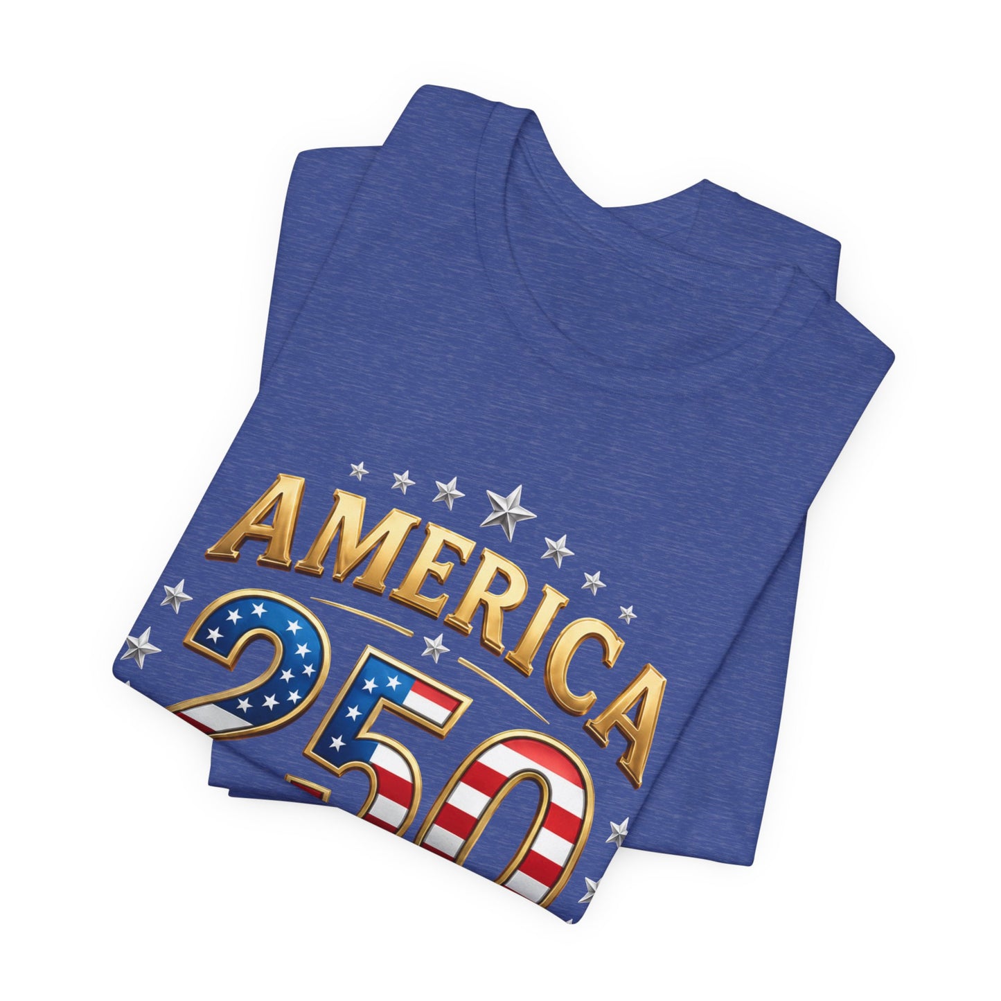 America 250 T-Shirt — Built by Generations 1776–2026 Patriotic Tee