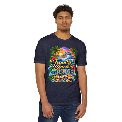 Family Reunion Cruise T-Shirt — Tropical Cruise Crew Tee