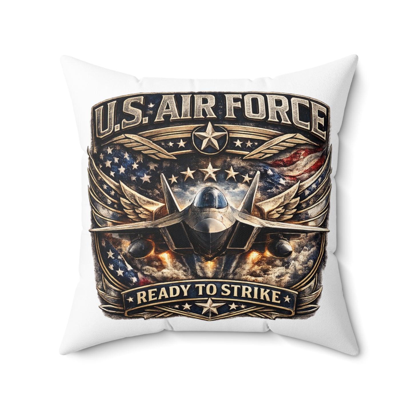 U.S. Air Force 'Ready to Strike' Decorative Pillow