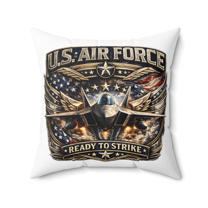 U.S. Air Force 'Ready to Strike' Decorative Pillow