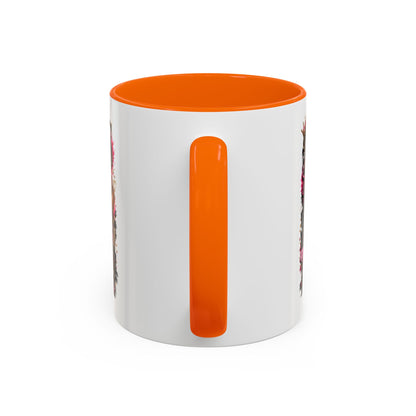 Accent Coffee Mug - "Nails Speak Louder Than Words" Pink Nail Tech Coffee Mug
