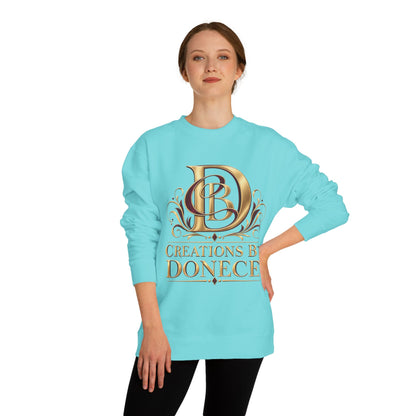 Crewneck Sweatshirt — Creations By Donece Gold Monogram Logo