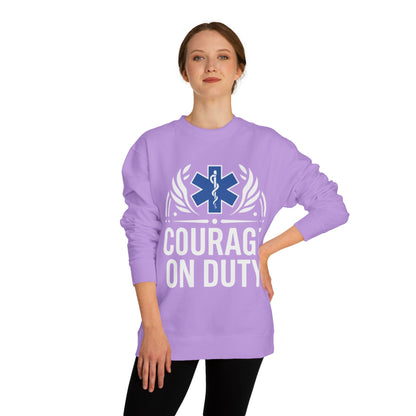 Courage On Duty EMS Sweatshirt – Paramedic & EMT Tribute Crewneck