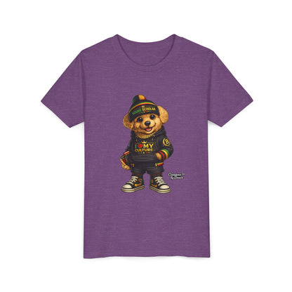 Youth Bear Graphic Tee – "I Love My Culture" Urban Streetwear