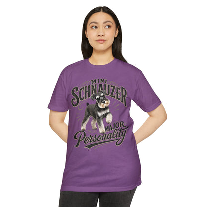 Mini Schnauzer T-Shirt — "Major Personality" Dog Lover Tee