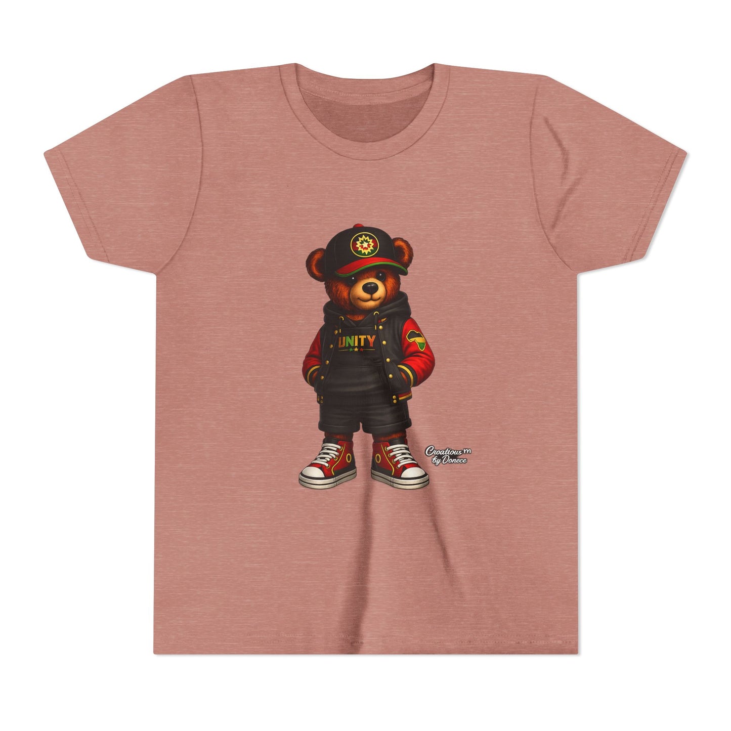 Youth Tee — 'Unity' Streetwear Teddy Bear Graphic Shirt